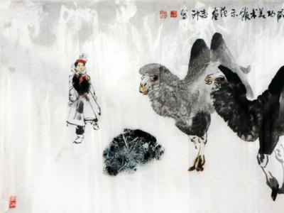 明駝寄志 翰墨立象——成功美術館“慶五一”館藏展楊志印先生作品賞析