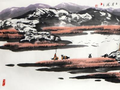 大筆縱橫 直逼靈魂——成功美術館館藏白墨先生高原山水畫賞析