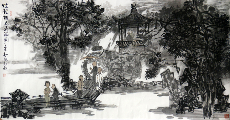 筆駐園林 墨藏諧趣——賞讀成功美術館館藏蘇州國畫院名譽院長周矩敏先生作品