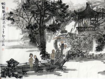 筆駐園林 墨藏諧趣——賞讀成功美術館館藏蘇州國畫院名譽院長周矩敏先生作品