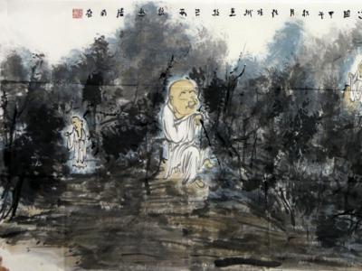筆涉古今 墨彩氤氳——淺談成功美術館館藏西安美院任煥斌教授畫作的圖式和筆墨