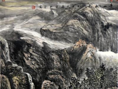 師古出新 氣勢雄渾——賞讀成功美術館館藏女山水畫家孔繁靜作品有感