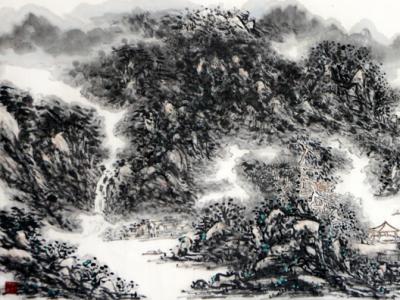 筆力蒼勁 墨韻華滋——成功美術館館藏山建寧山水畫在《西部成功書畫家》刊載