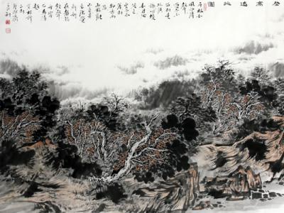 墨彩質樸 筆蘊千鈞——《西部成功書畫家》刊載山水畫家孫良利畫作賞析