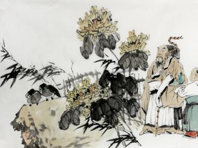 隨人造景 畫風超然——《西部成功書畫家》刊載人物畫家佘煥晟先生畫作賞析