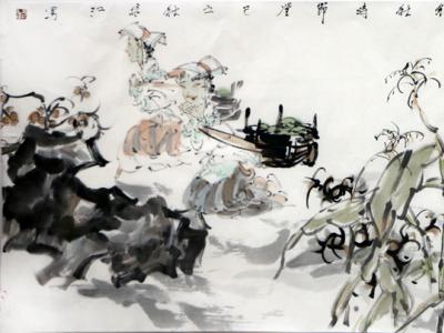 亦古亦今 畫求其韻——賞讀《西部成功書畫家》刊載孫振江人物畫作有感