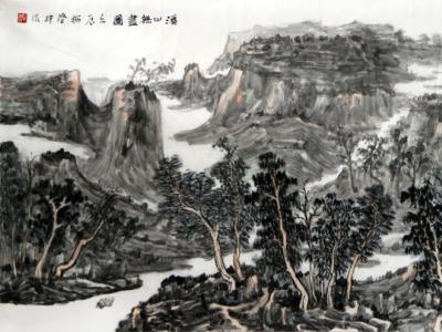 風(fēng)格簡約 墨韻平和——《西部成功書畫家》刊載著名畫家梅啟林山水作品