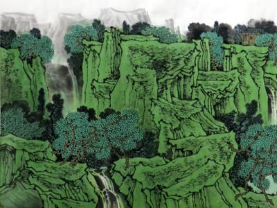 青綠苗鄉(xiāng) 通幽暢神——再讀滿維起先生青綠山水畫作有感
