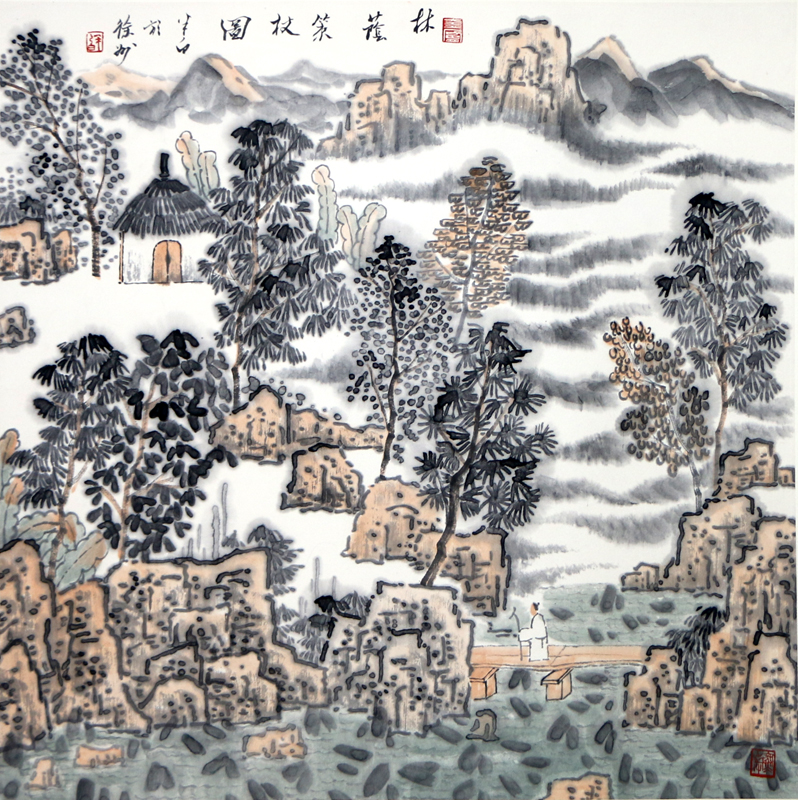 筆駐故園情自濃 臥游林泉墨寫心——賞讀中國美院教授張捷先生作品（《西部成功書畫家》刊載）有感