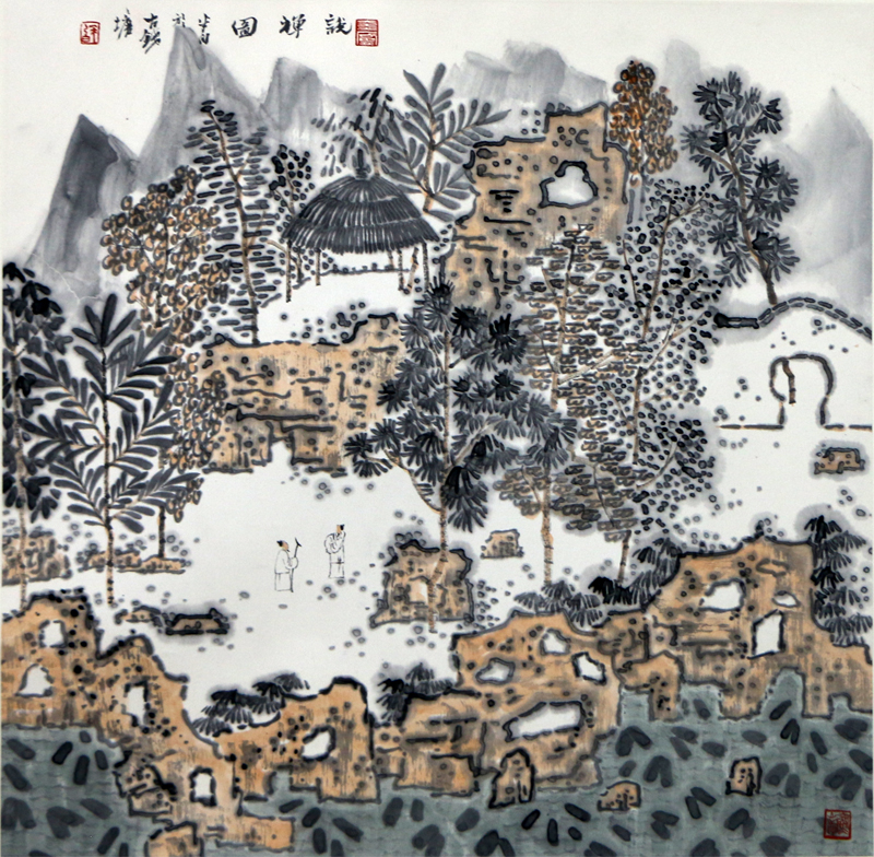 筆駐故園情自濃 臥游林泉墨寫心——賞讀中國美院教授張捷先生作品（《西部成功書畫家》刊載）有感