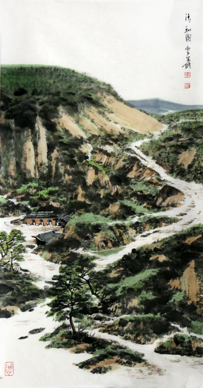 形塑高原 丘壑藏神——淺談當代著名山水畫家李呈修先生“黃土系列”畫作
