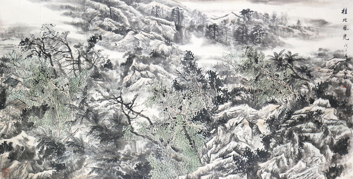 幽山溪泉 元氣淋漓——《西部成功書畫家》刊載當代山水畫家張復興先生畫作漫談