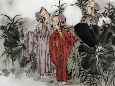 筆有詩韻 畫藏深情——當代人物畫家徐志敏先生參展“墨韻金秋?成功美術館名家書畫”作品賞析