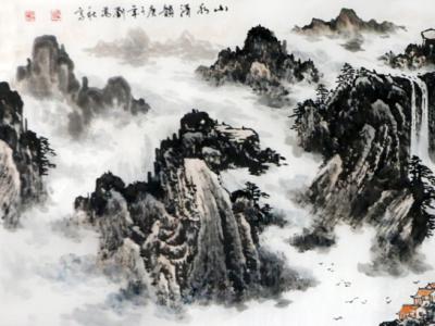 水墨蒼潤寫山水清韻——劉萬秋先生參展“墨韻金秋”成功美術(shù)館全國名家書畫展作品欣賞