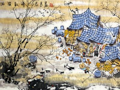秋意染秦嶺——成功美術(shù)館館藏蘇君良先生山水畫賞析