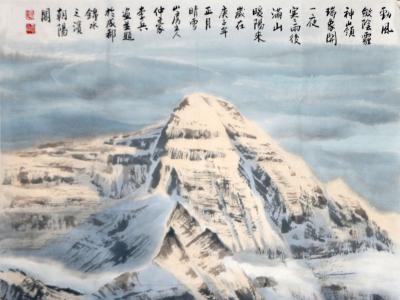 為雪山立象 用筆墨賦新——賞讀李兵先生畫作（《西部成功書畫家》刊載）有感