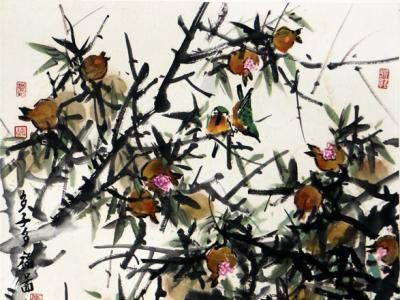 重彩驚風雨 墨彩自天成——成功美術館館藏趙巨耀繪畫作品賞析