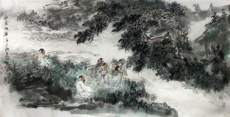 情寄臨泉 山水逍遙——當代著名畫家顧平先生畫作（《西部成功書畫家》刊載）賞析