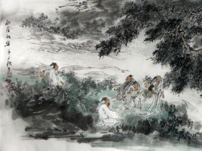 情寄臨泉 山水逍遙——當代著名畫家顧平先生畫作（《西部成功書畫家》刊載）賞析