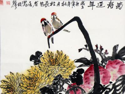 畫風樸拙 意趣高逸——《西部成功書畫家》刊載楊俊嶺先生花鳥畫賞析