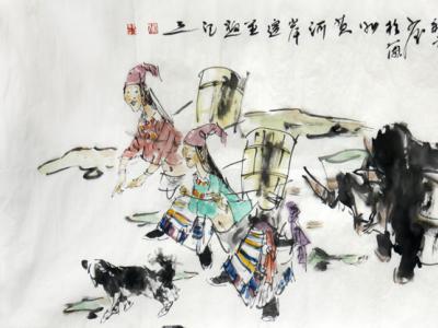 以形寫神 墨韻豐贍——知名人物畫家徐新平畫作將在《西部成功書畫家》刊載