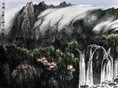 造化佳境 山水清音——王煥波先生參展“丹青繪盛世，妙筆迎新年”成功美術館名家書畫邀請展作品賞析