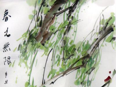 清新雋永 如沐春風——齊海軍先生參展“丹青繪盛世 妙筆迎新年”成功美術館名家書畫邀請展作品賞析