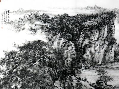 墨韻蒼厚 山水含情——著名畫家賀未泓先生參展“丹青繪盛世 妙筆迎新年”成功美術館名家書畫邀請展作品賞析