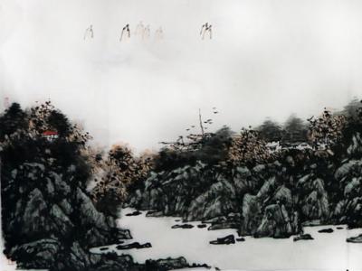 山水寫奇崛 秋江蘊詩情——陳有德先生參展 “丹青繪盛世 妙筆迎新年”成功美術館名家書畫邀請展作品賞析
