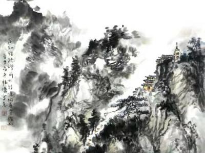 筆墨靈動 山水清逸——平涼美協副主席張濤參展“丹青繪盛世妙筆迎新年”成功美術館名家書畫展作品賞析