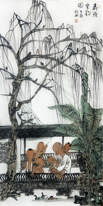 園林之趣 怡然之韻——賞讀蘇州國畫院名譽院長周矩敏先生（壬寅賀新春成功美術館館藏名家作品線上賞鑒）作品有感