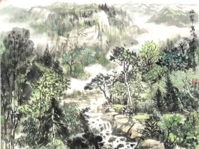 磅礴秀美  沉郁雄深——成功美術館館藏張春萍畫作賞讀