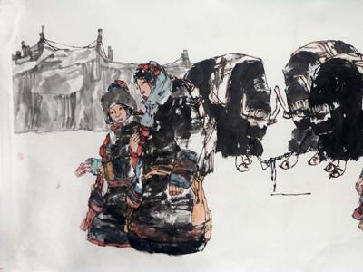 構圖布其誠 立象取其神——賞讀甘肅畫院原院長李偉先生作品（《西部成功書畫家》刊載）有感