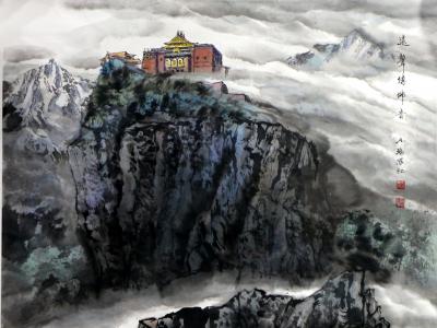 讀畫如品酒  欲醉樓外樓——中國美術(shù)家協(xié)會副主席尼瑪澤仁山水畫（成功美術(shù)館館藏）淺識