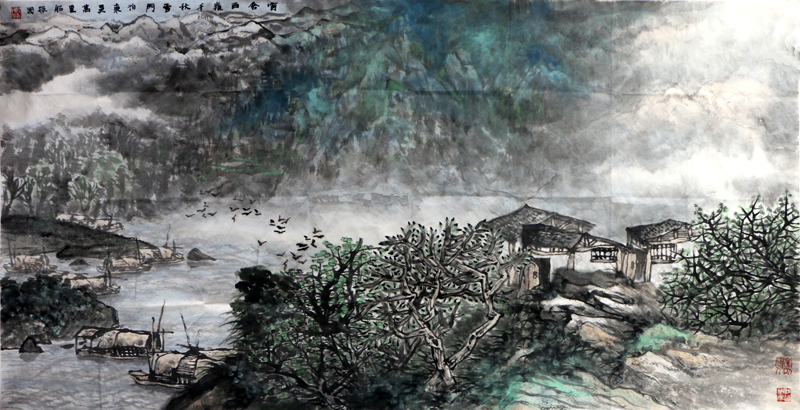 墨氣吞云夢(mèng) 筆韻起丘壑——著名山水畫家、北京美協(xié)副主席程振國(guó)先生畫作（《西部成功書畫家》刊載）淺析