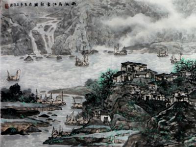 墨氣吞云夢 筆韻起丘壑——著名山水畫家、北京美協(xié)副主席程振國先生畫作（《西部成功書畫家》刊載）淺析
