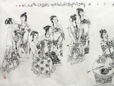 線描繪形 寫意得神——賞讀包頭市美協副主席馬自強先生作品（《西部成功書畫家》刊載）有感