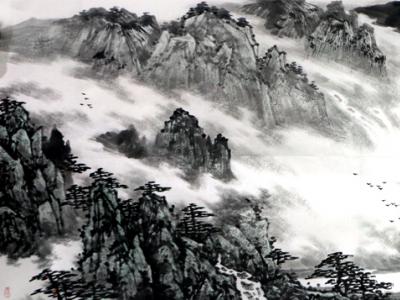 峰壑植古松 環列儲云霞——陳有德先生參展“禮贊勞動美·成功美術館全國名家書畫展”作品賞析