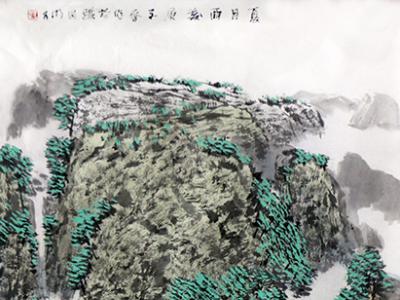 列筆寫山象 皴染顯情致——賞讀當代著名山水畫家李明久先生作品（《西部成功書畫家》刊載）有感