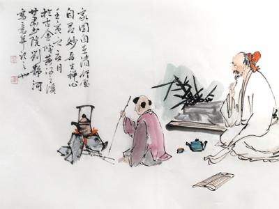 筆簡墨逸 畫圖清雅——劉靜河先生作品在“禮贊勞動美·成功美術館全國名家書畫展”展出
