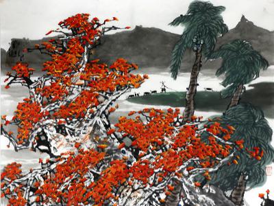 畫寫木棉 情寄黎鄉——賞讀東方市美協主席王良先生作品（《西部成功書畫家》刊載）有感
