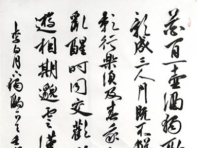 書承“二王” 筆筆精當——青年書法家段建華先生作品在“禮贊勞動美·成功美術館全國名家書畫展”展出