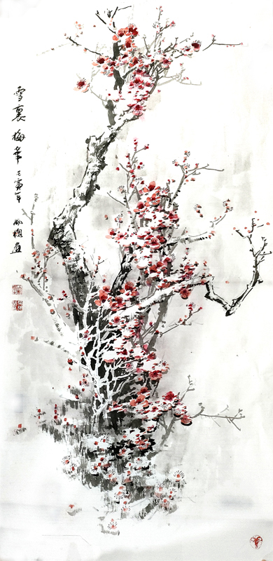 筆蘊梅香 畫寄冰心——遼寧美術家協會顧問吳成槐先生作品在“禮贊勞動美·成功美術館全國名家書畫展”展出