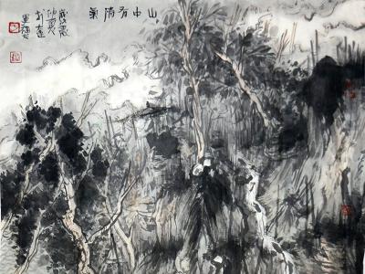 筆墨攝情 氣韻生動——于軍福先生山水畫作（《西部成功書畫家》刊載）淺析