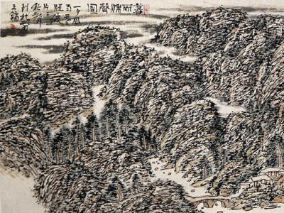 蒼莽其象 筆鐫金石——觀王鏞先生山水繪畫（《西部成功書畫家》刊載）有感