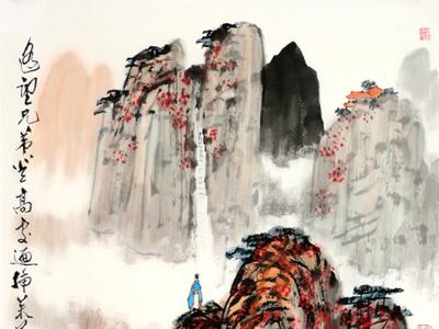 捃拾廣博 彩賦新境——中央美院教授鄧惠伯先生作品（《西部成功書畫家》刊載）賞析