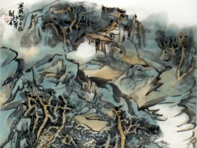 寫意青綠 心象山水——當(dāng)代山水畫家鄧朝金先生作品（《西部成功書畫家》刊載）淺析
