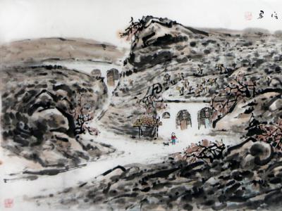 情寄黃土畫似歌——西安美院教授戴信軍先生畫作（《西部成功書畫家》刊載）賞析