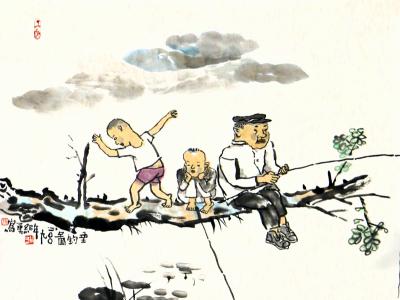 筆簡(jiǎn)意豐——賁邵勇人物畫將在《西部成功書畫家》刊載