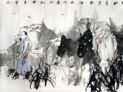 融速寫于寫意 繪生活于畫圖——當(dāng)代人物畫家陳聯(lián)喜先生畫作（《西部成功書畫家》刊載）賞讀